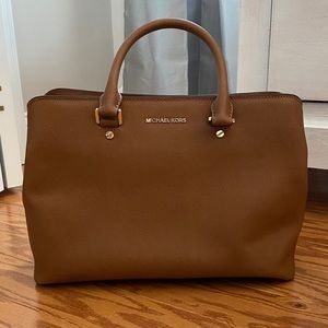 Michael Kors Safiano Leather Satchel